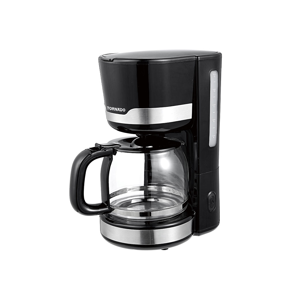 TORNADO Automatic American Coffee Maker 1.5 Liter, Black TCMA-1015-B