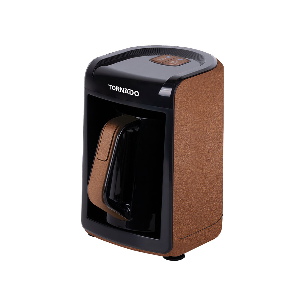 TORNADO Automatic Turkish Coffee With Milk Maker 280ml, Brown TCME-100-MILK