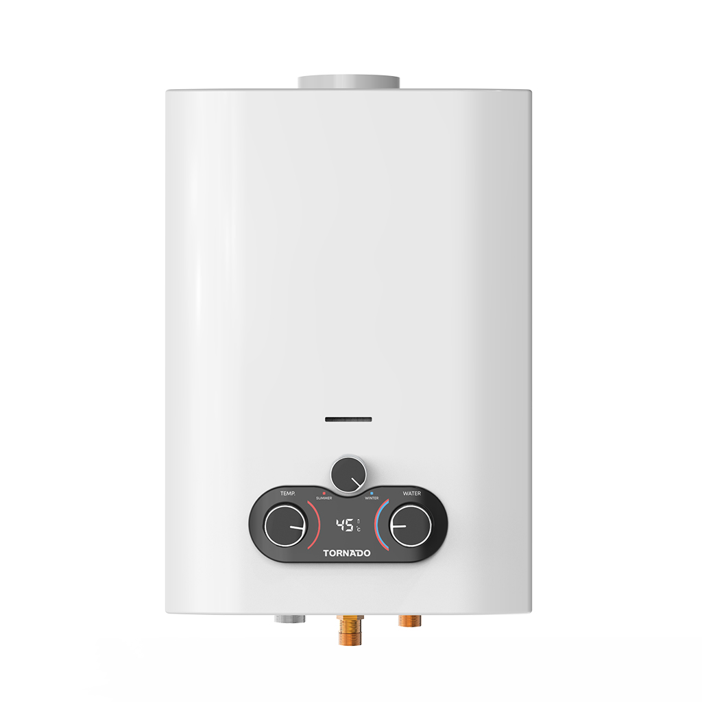 TORNADO Gas Water Heater 10 L , Natural Gas, White GHE-C10BNE-W